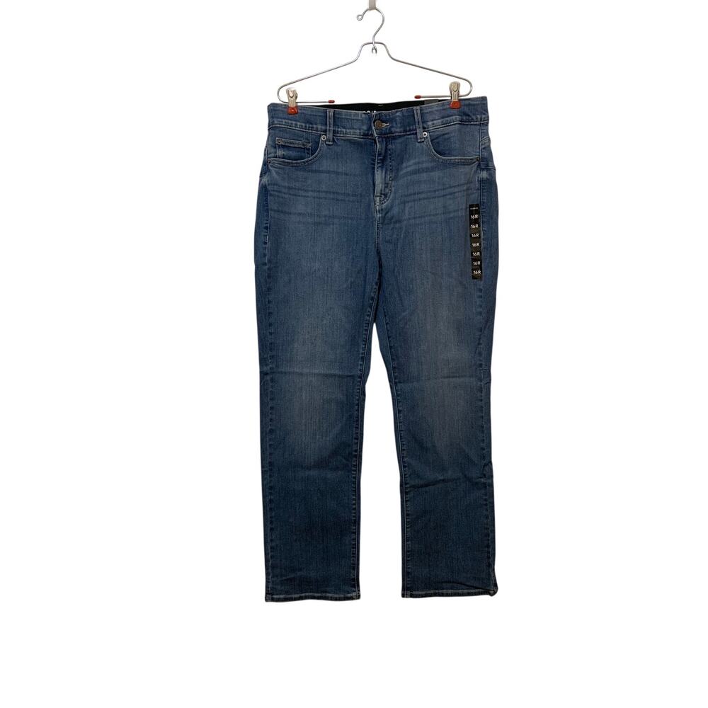 Torrid Bombshell Straight Premium Stretch High Rise Jeans Gramercy Blue NWT 16R